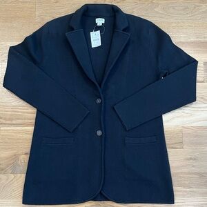NWT JCrew factory Women's Black Blazer, new, size medium